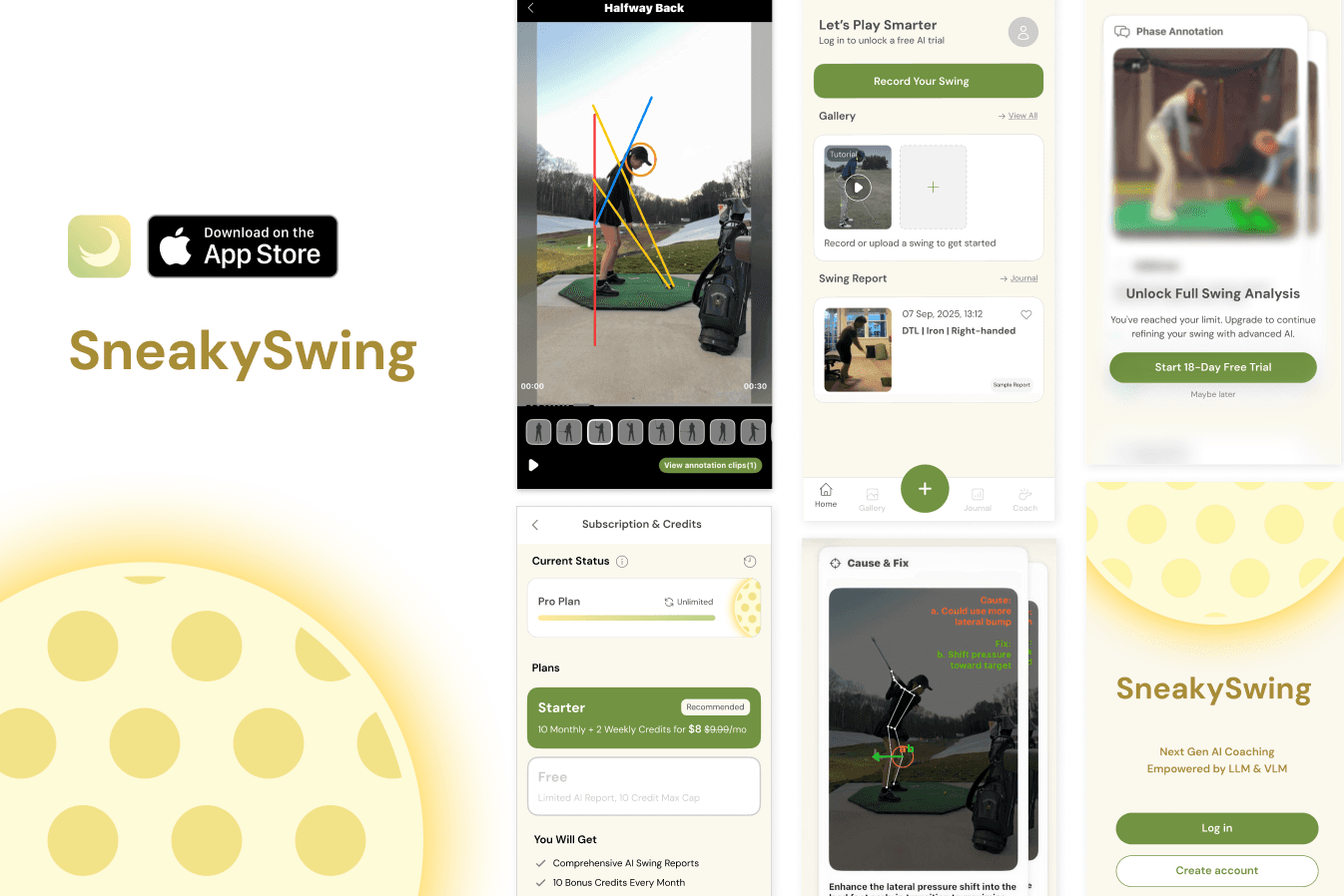SneakySwing - Your Coach's Digital Twin, in Your Pocket