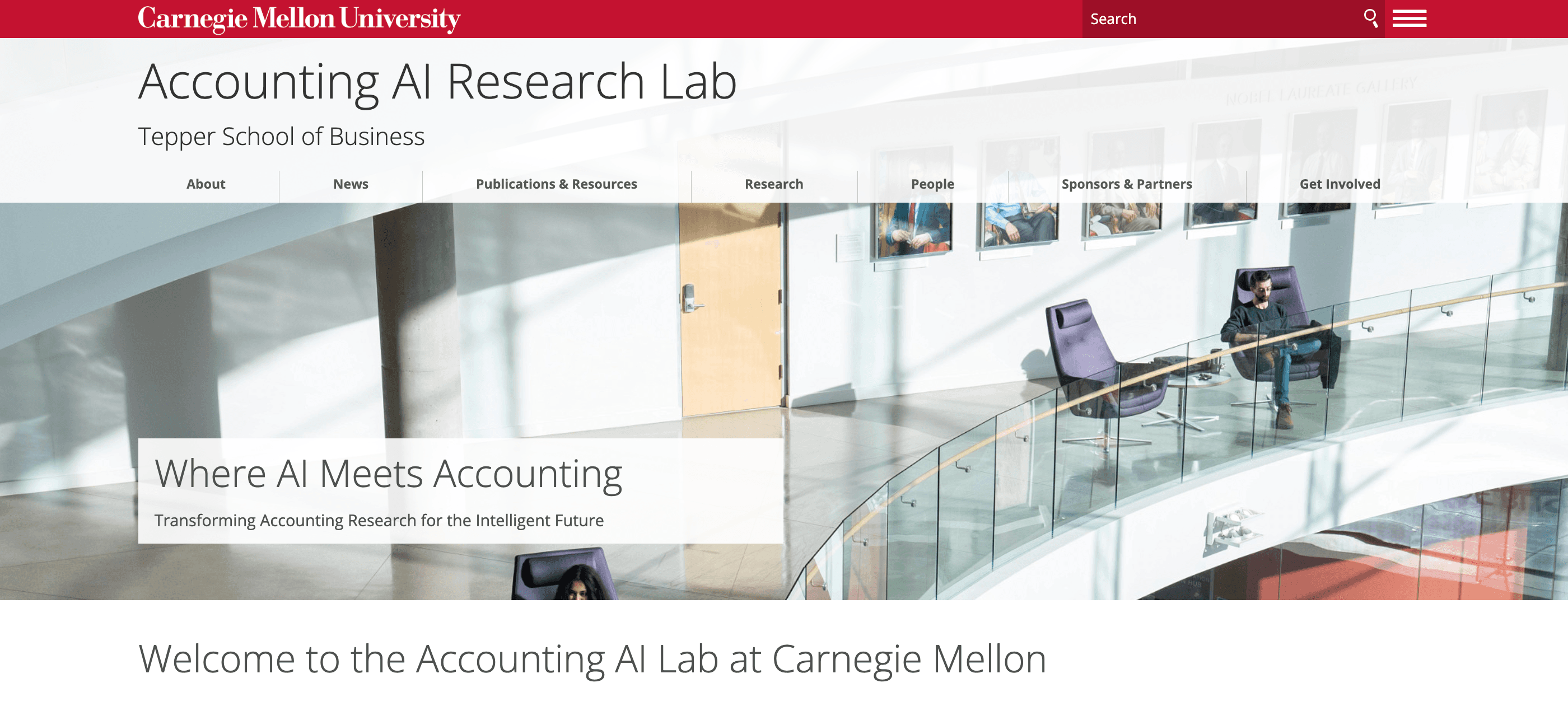 Launching the Accounting AI Research Lab's first public website